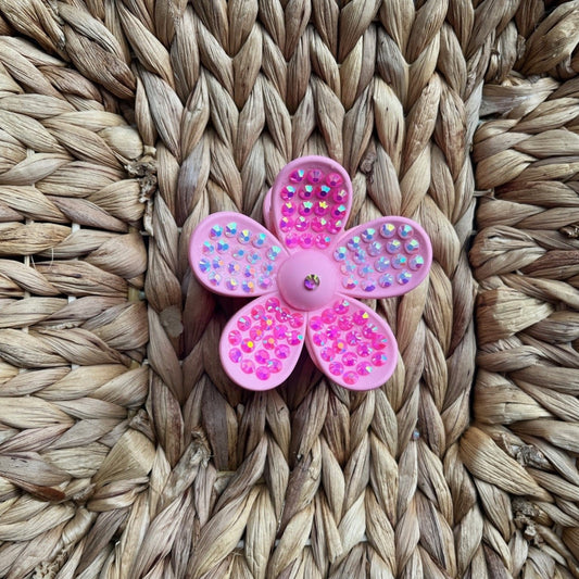 Light Pink Flower Hair Clip