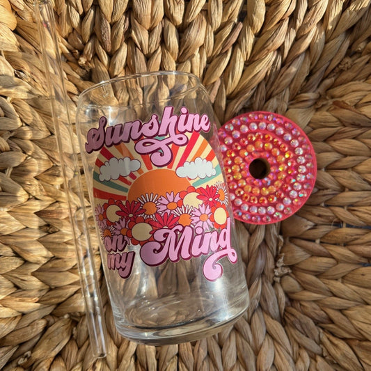 Sunshine on my Mind 16oz. Glass Can